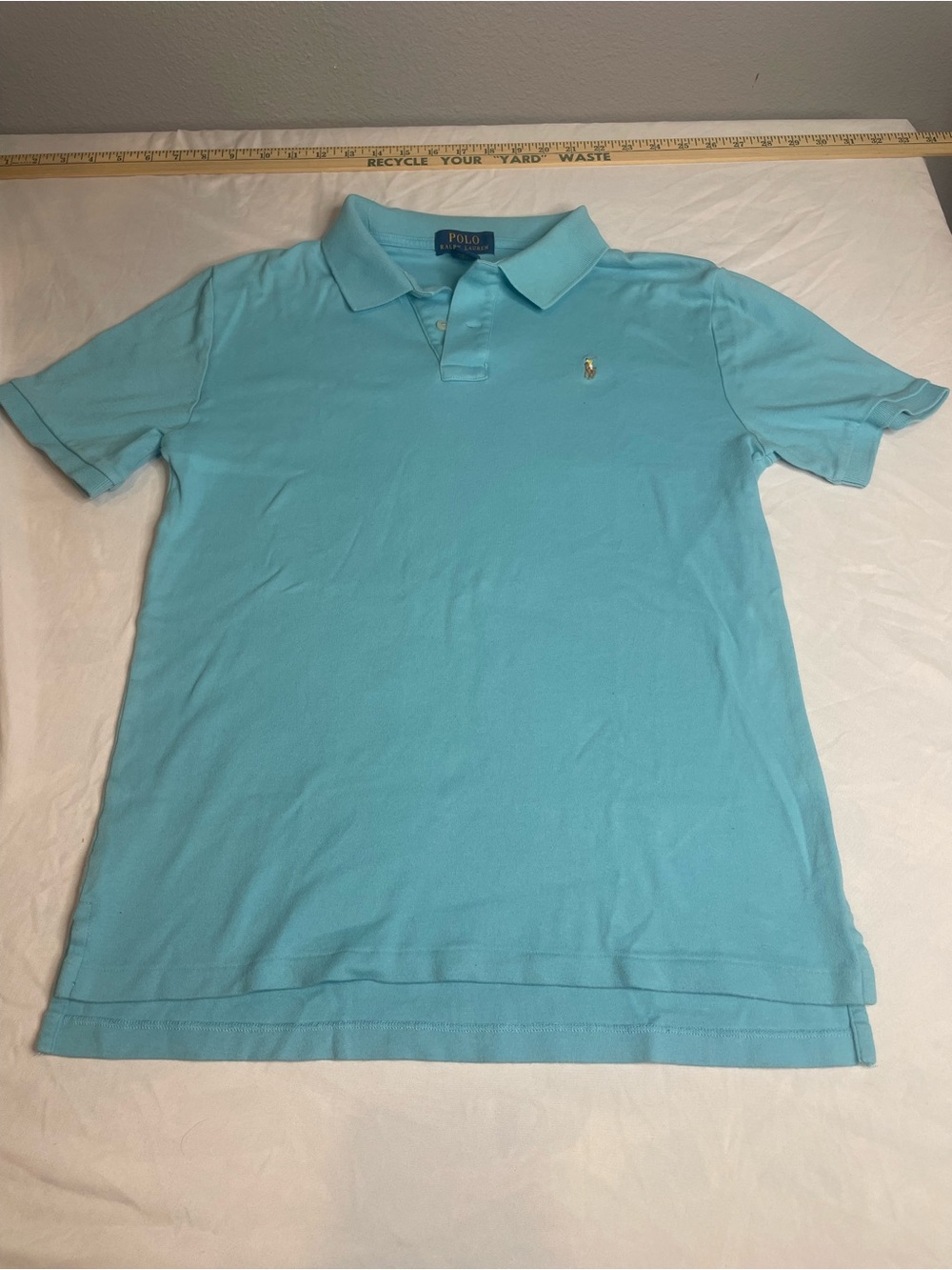 Polo Ralph Lauren Boys XL 18-20 Turquoise Blue Polo Shirt Pony Logo SKU049